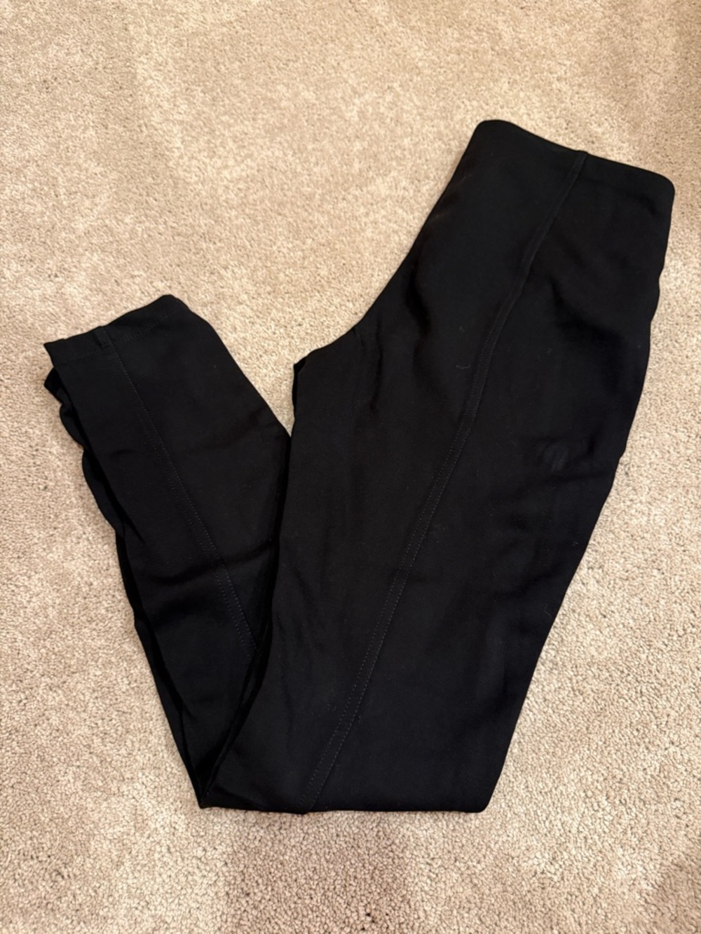 T Tahari Black High-Rise Performance Leggings